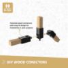 Picture of DIY Wood Connetors for Makerspace and greenhouse project